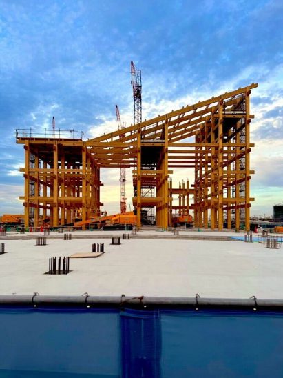 Construction on Expo 2025 Osaka masterplan by Sou Fujimoto