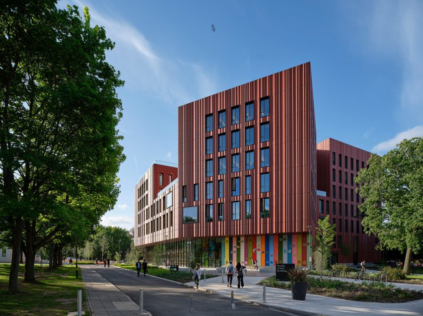 Exterior of the Faculty of Arts University of Warwick by Feilden Clegg Bradley Studios