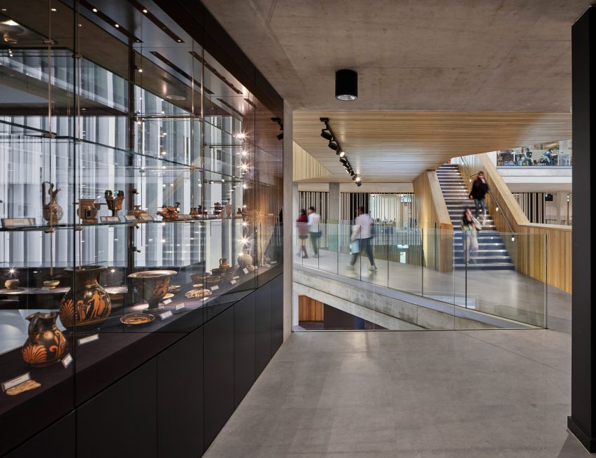 Circulation space at the Faculty of Arts University of Warwick by Feilden Clegg Bradley Studios