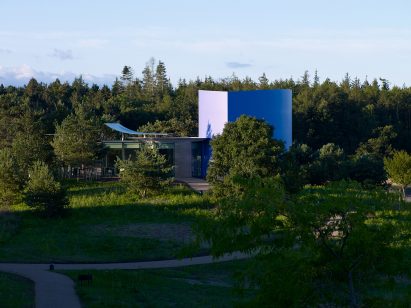 The Triple Folly at Kvadrat's headquarters in Ebeltoft