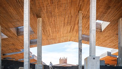 Cultural courtyard Elephant World project by Bangkok Project Studio