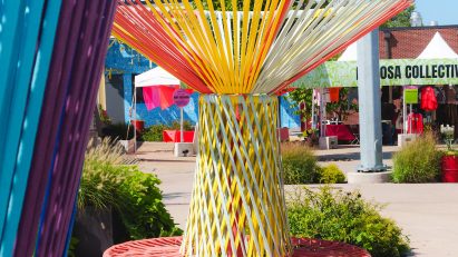 Colourful Hector Esrawe Sculpture