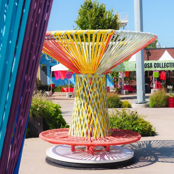 Colourful Hector Esrawe Sculpture