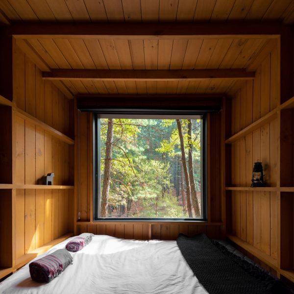 Glamping bedroom