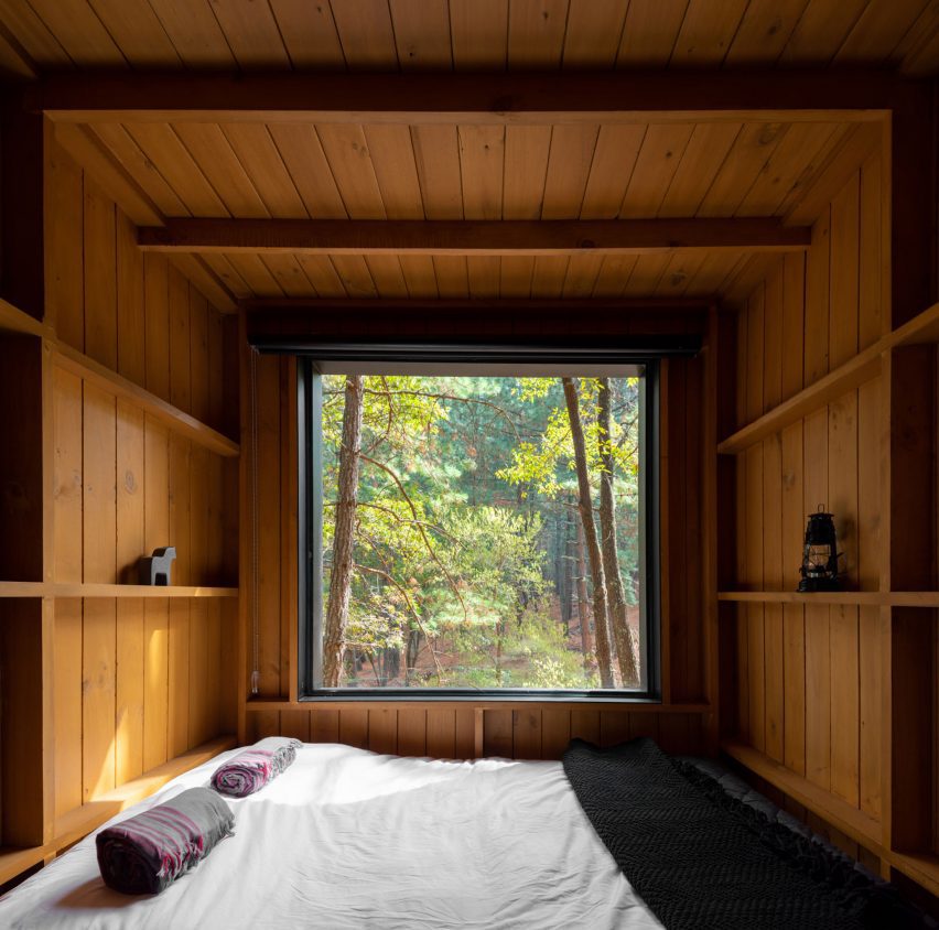 Glamping bedroom