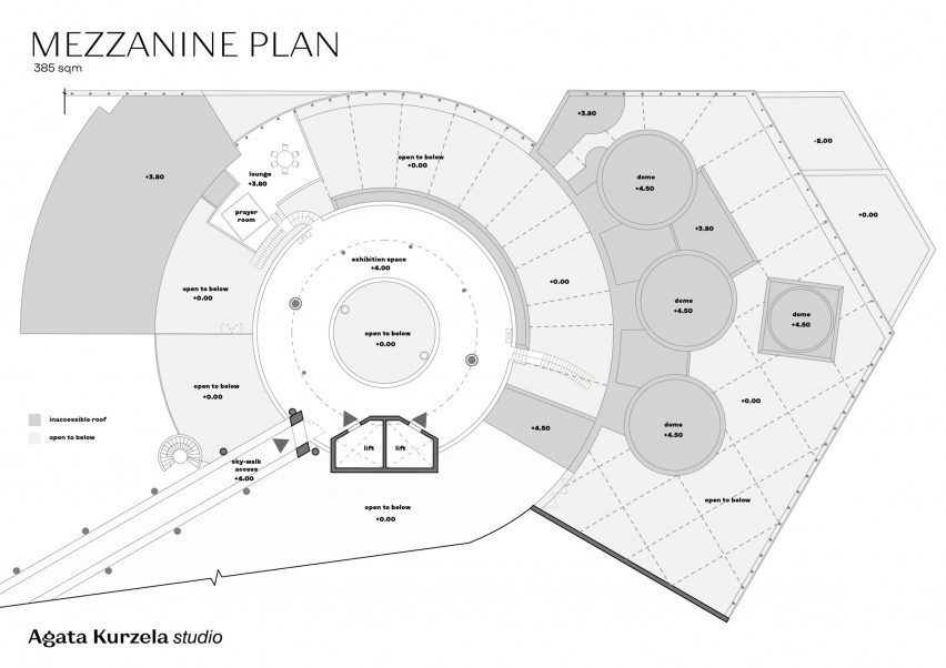 Plans for Abu Dhabi government office by Agata Kurzela Studio