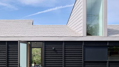 House with tall gable window
