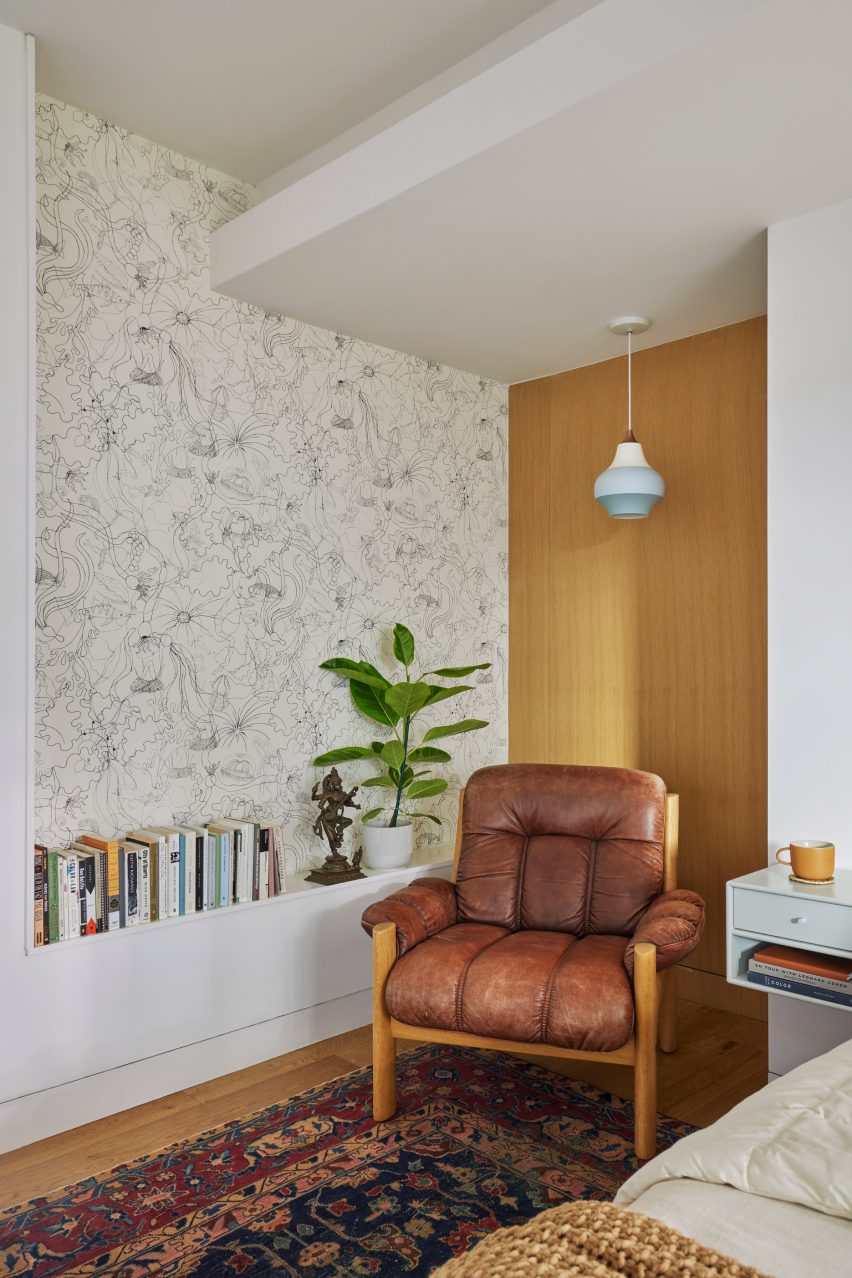 A leather chair