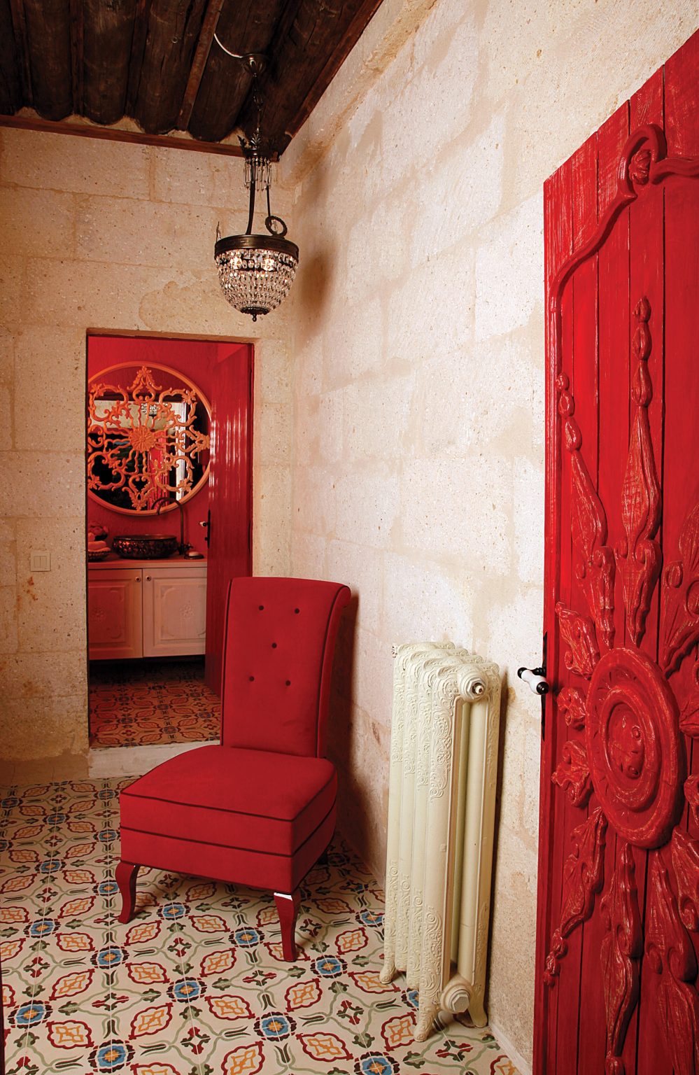 The tiles enrich interiors finishes