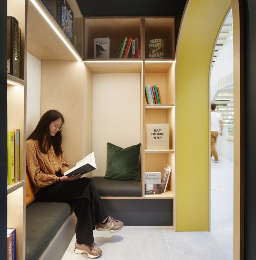 Here+Now office interior by Hawkins\Brown