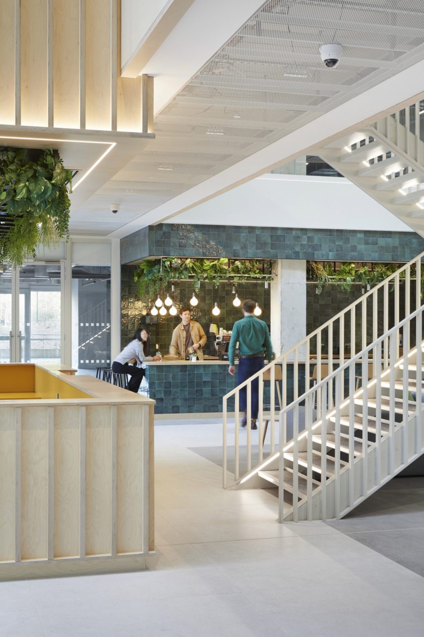 Here+Now office interior by Hawkins\Brown