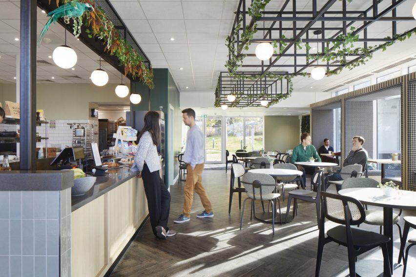 Here+Now office interior by Hawkins\Brown