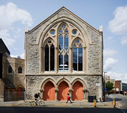 Historic London chapel transformed into the Central Foundation Boys' School by Hawkins\Brown