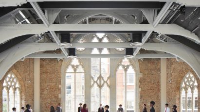 Drama studio of Central Foundation Boys' School by Hawkins\Brown