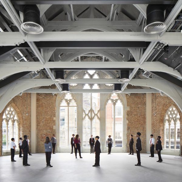 Drama studio of Central Foundation Boys' School by Hawkins\Brown