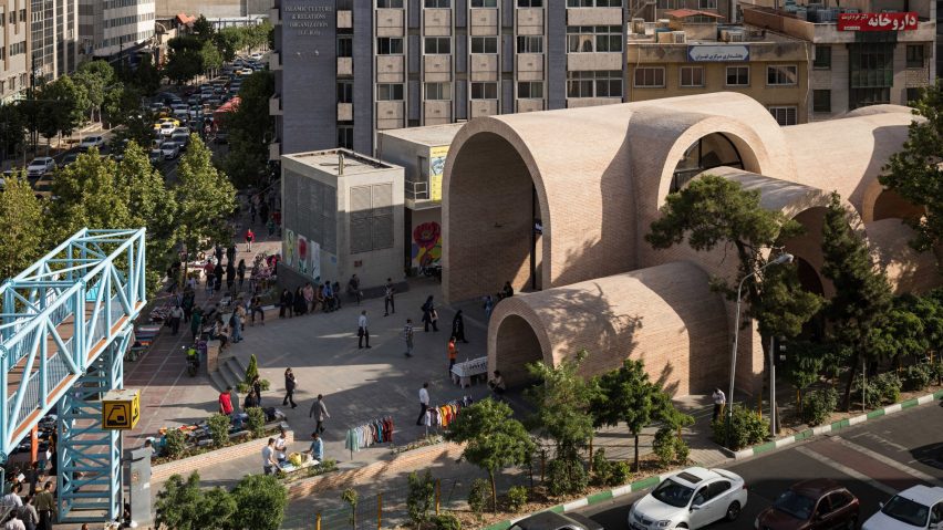Brick vaulted Jahad Metro Plaza by KA Architecture Studio