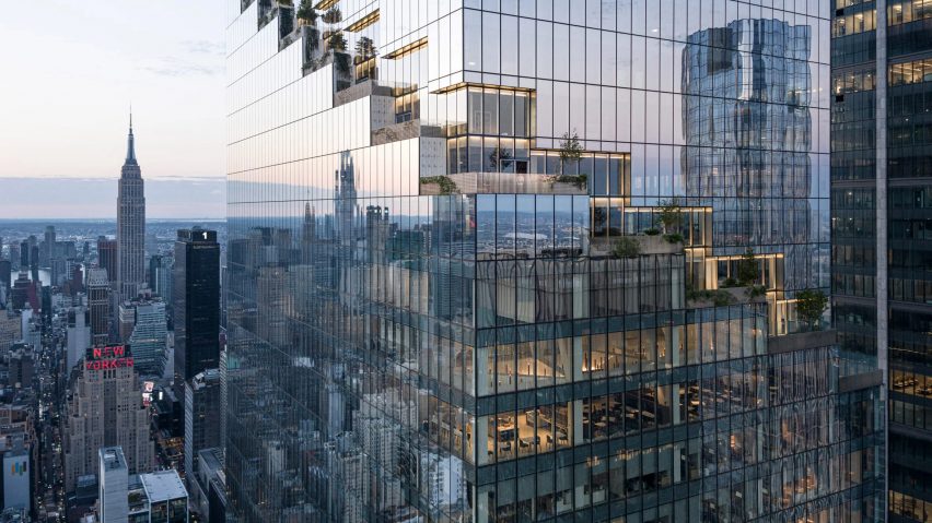 The Spiral skyscraper by BIG with stepped terraces