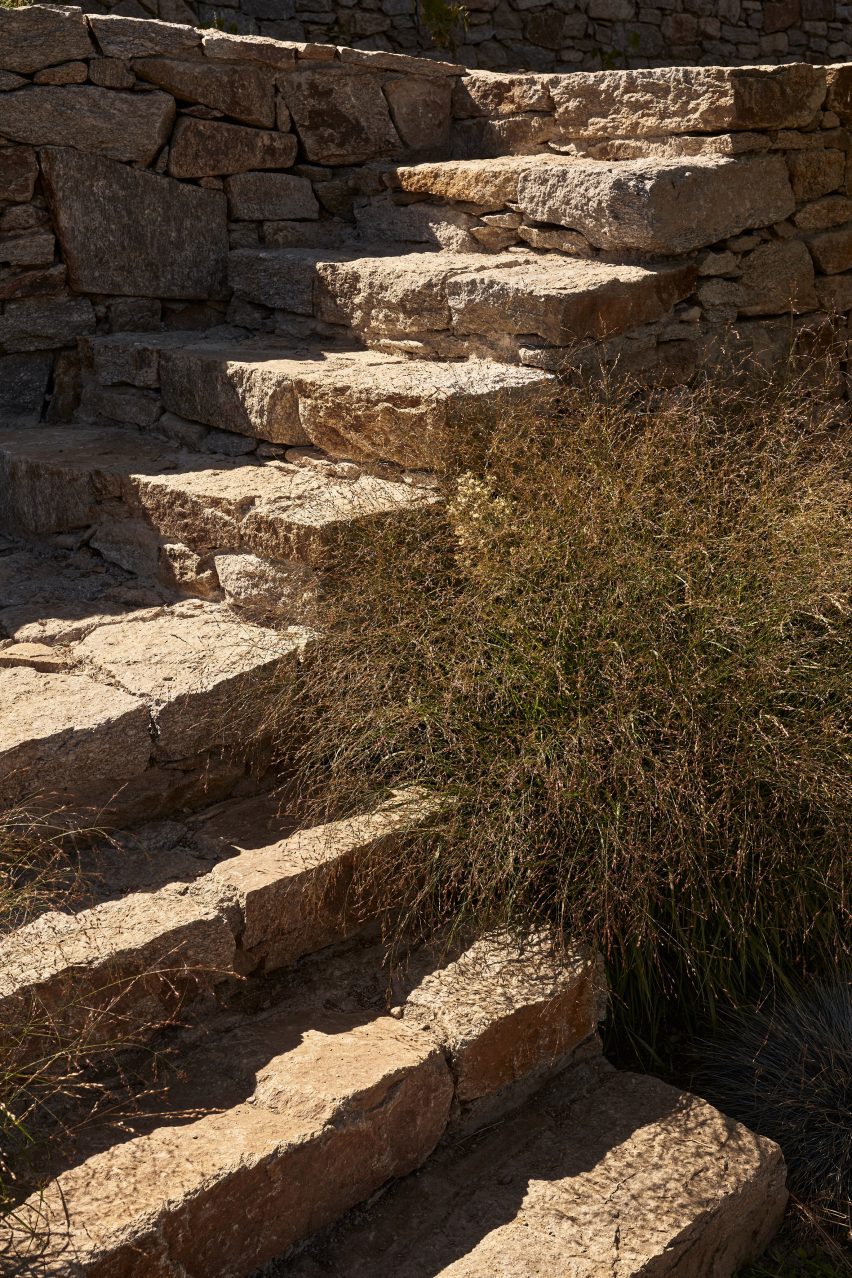 Stone steps at Liknon by K-studio