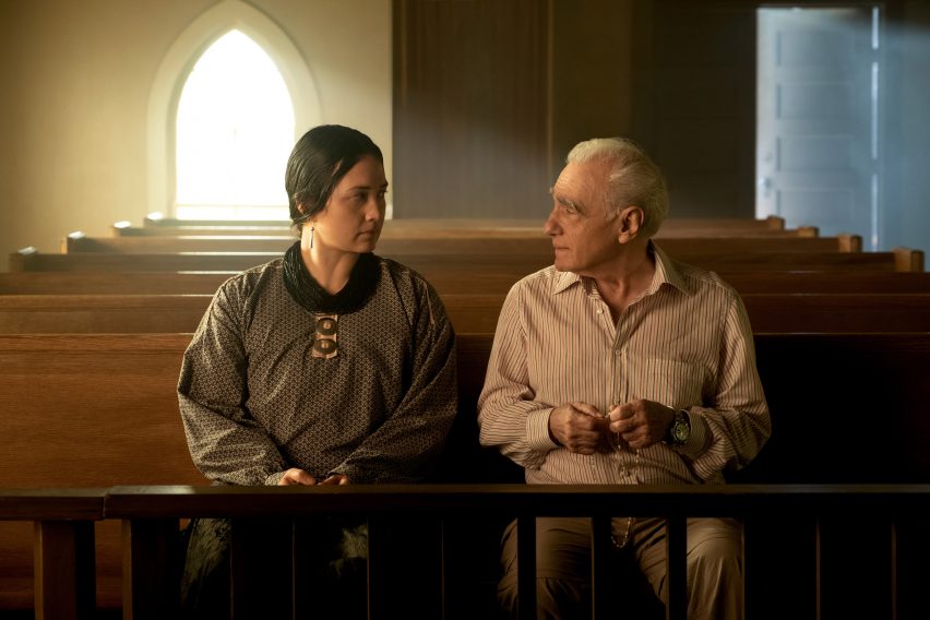 Lily Gladstone and Martin Scorsese