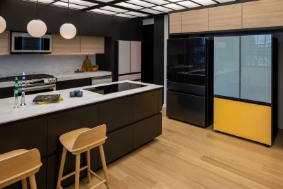 The SmartThings Home section in Samsung's flagship New York store