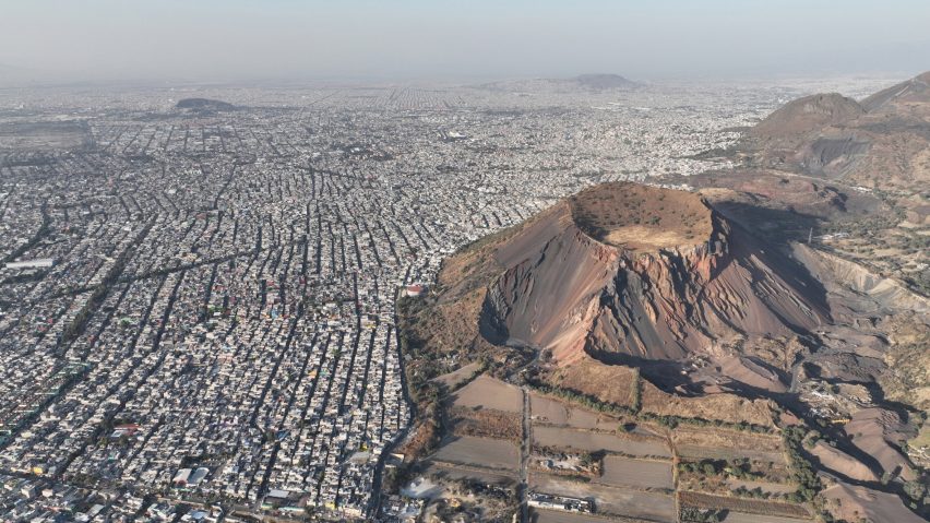 Aerial view of Mexico City
