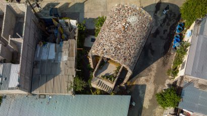 Aerial view of Kithara Music Kiosk