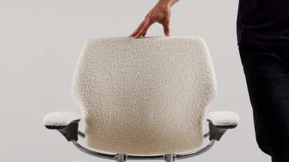 Cream Humanscale task chair