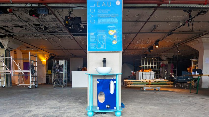 Cycleau at-home grey water treatment system by Laero at Dutch Design Week