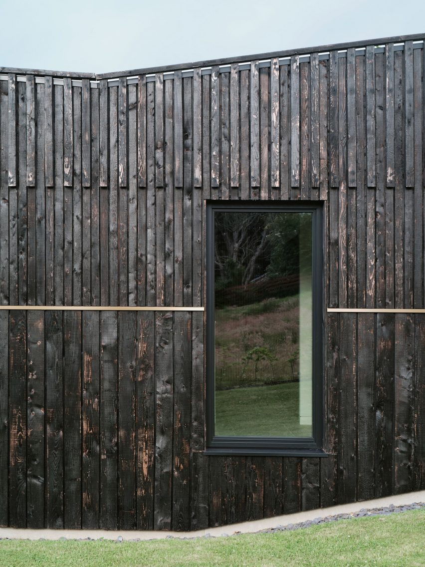 Loader Monteith charred timber office and residence