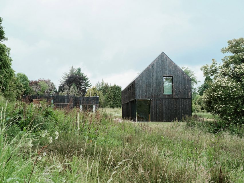 Loader Monteith charred timber office and residence