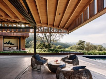 open living room overlooking sonoma valley