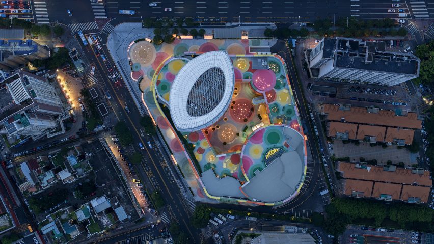 Aerial view of Shenzhen Women and Children's Centre