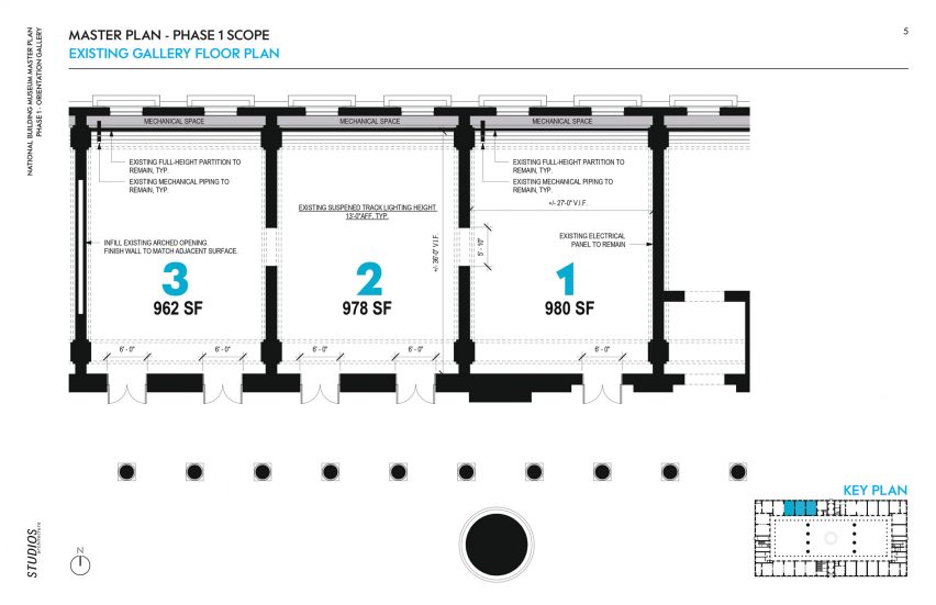 National Building Museum Orientation Gallery by Studio Joseph plan