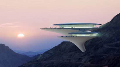 Lookout at Trojena by Zaha Hadid Architects