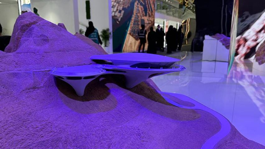 Zaha Hadid Architects designing sinuous lookout at Neom ski resort