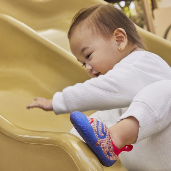 Toddler in Nikes