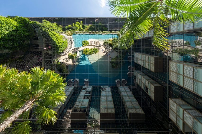 Pan Pacific Orchard hotel sky terrace by WOHA