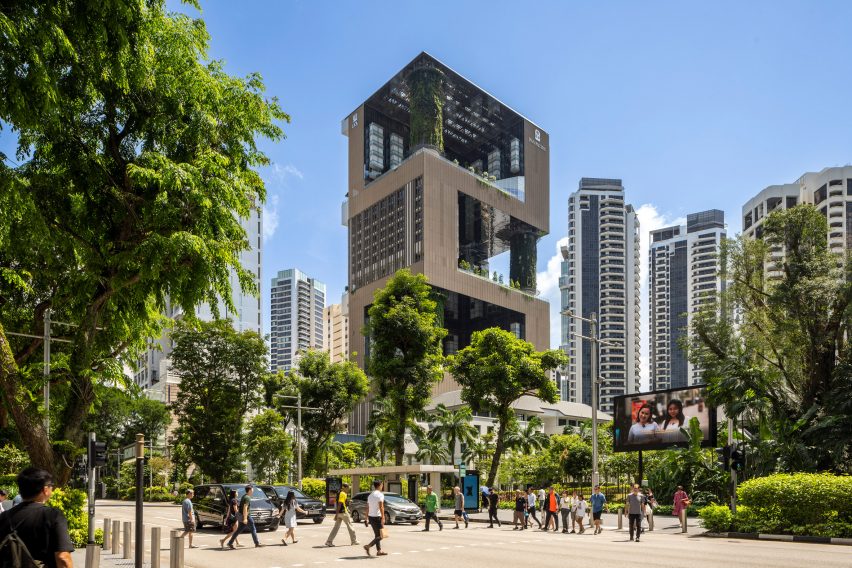 Pan Pacific Orchard hotel by WOHA