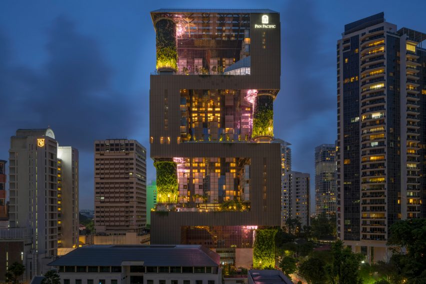 Pan Pacific Orchard hotel by WOHA