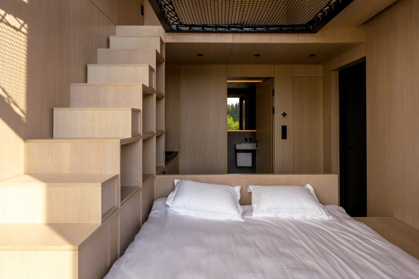 Interior of Piil treehouse