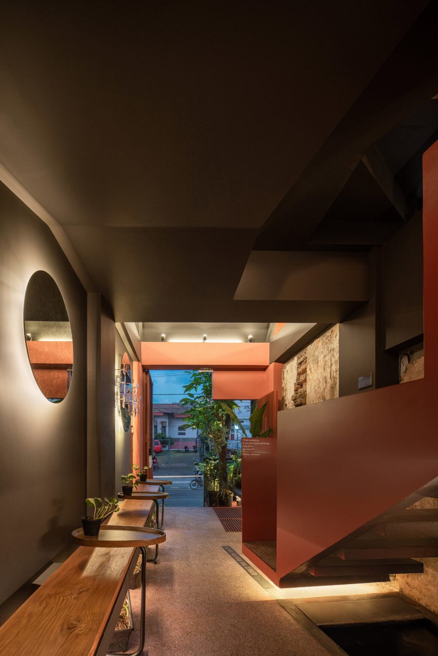 Interior of PituRooms in Indonesia by Sahabat Selojene