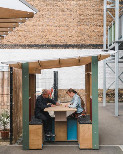 Hostel social space by George Fisher