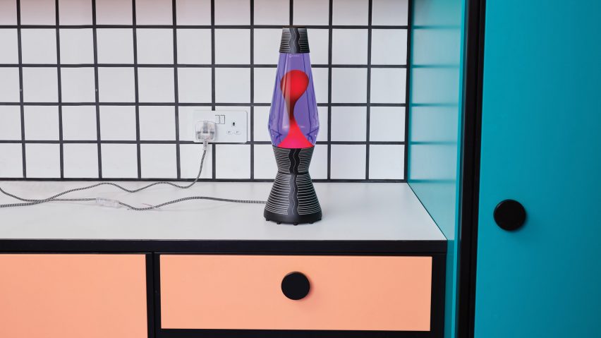 Camille Walala lava lamp