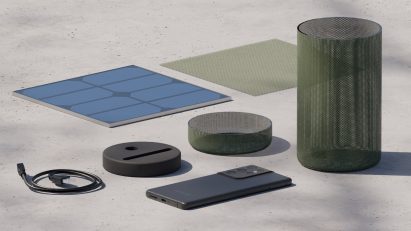 Deconstructed Solar Lookout wildfire detection components