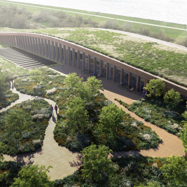 Henning Larsen mass-timber logistics centre