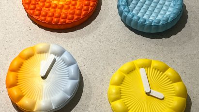 Clocks by Leo Koda in The Series exhibition at Vienna Design Week 2023