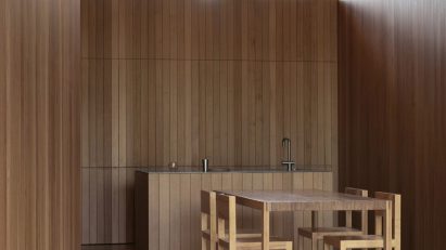 Australian hardwood lines Melbourne cottage extension by Prior Barraclough