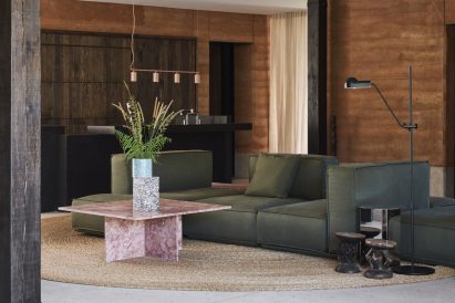Tembo Tembo lodge by Studio Asai features rammed-earth walls