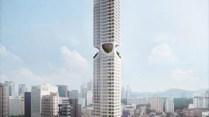 Render of Terrarium Cheong-Dam supertall by ODA