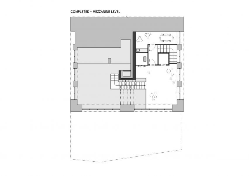 Plans of The Nest nursery in London by Delve Architects